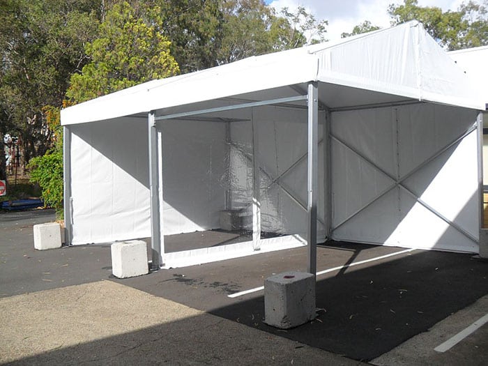 4m Structure with clear walls 3 1
