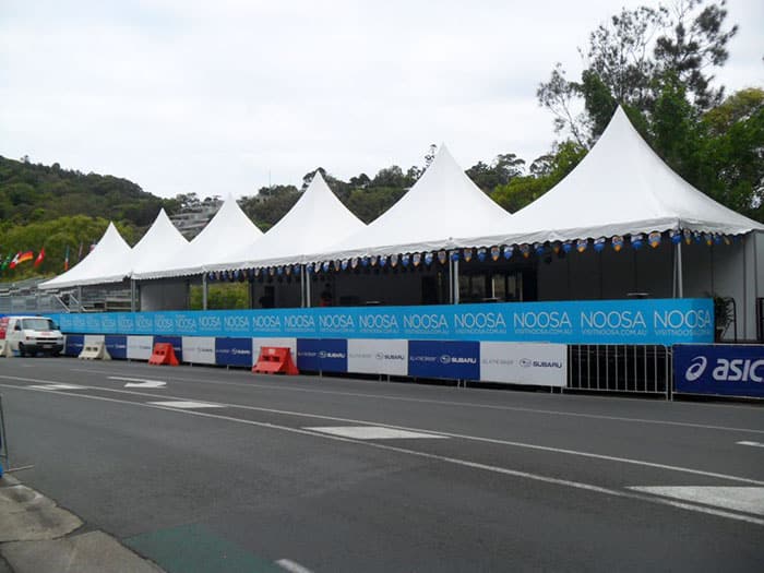 6m Pagodas for major Sunshine Coast Sporting Event